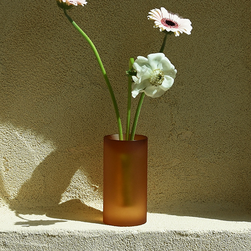 Puddle Vase 70[Amber Brown]